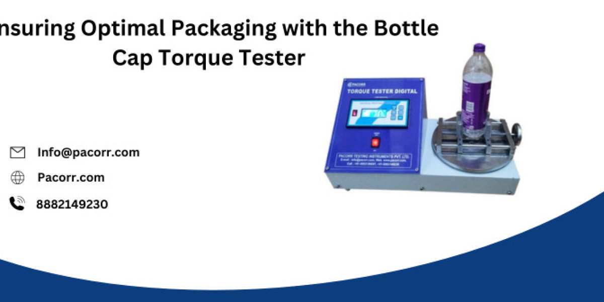 Ensuring Optimal Packaging with the Bottle Cap Torque Tester